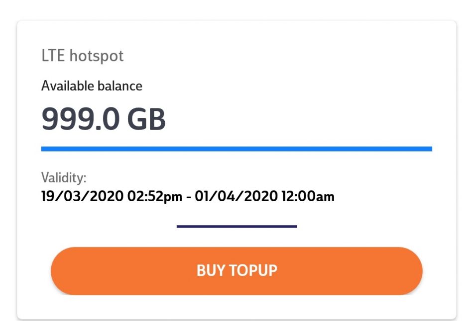Unifi 999GB