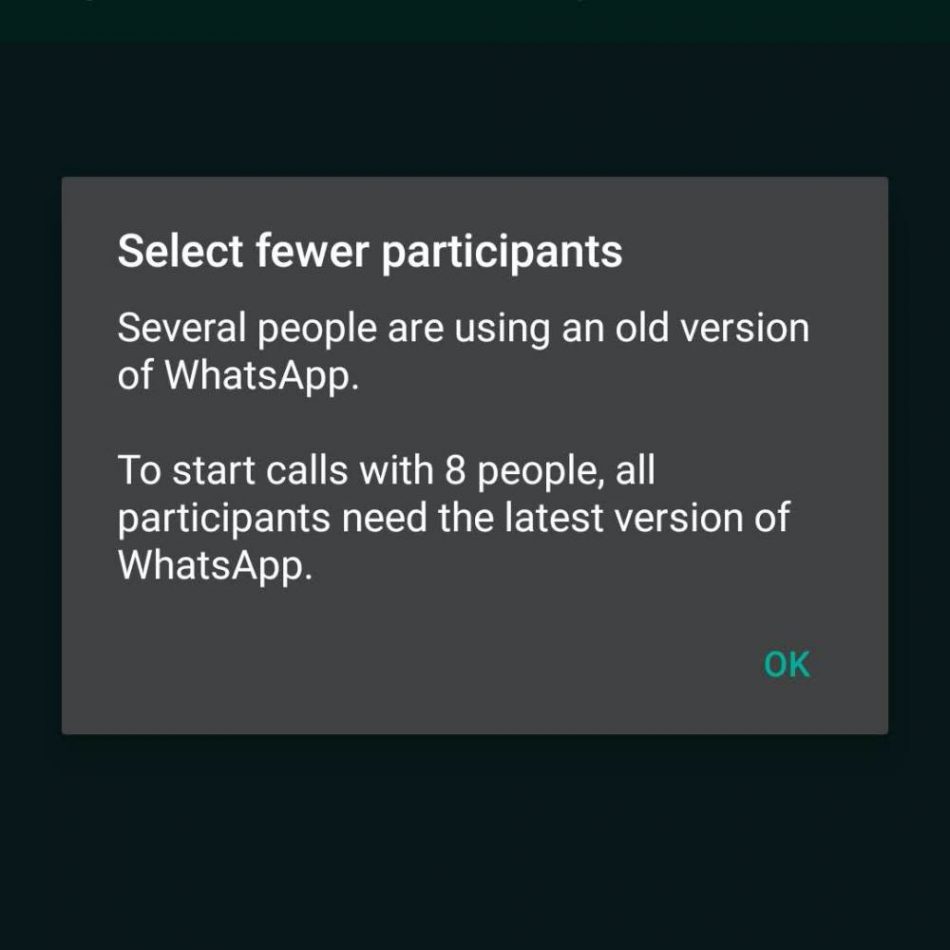 WhatsApp Call Beta