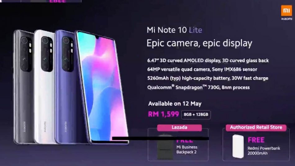 Mi Note 10 Lite