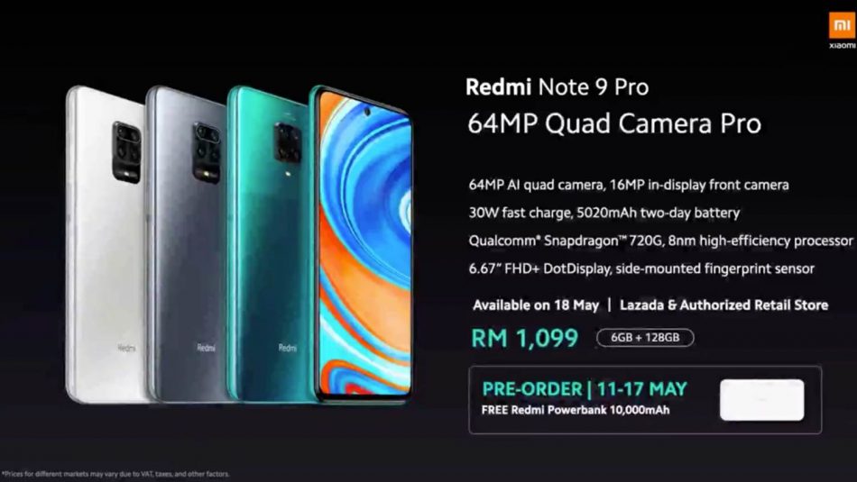 Redmi Note 9 Pro