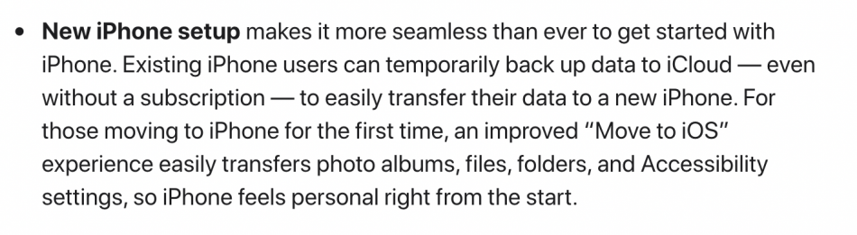Move to IOS 15