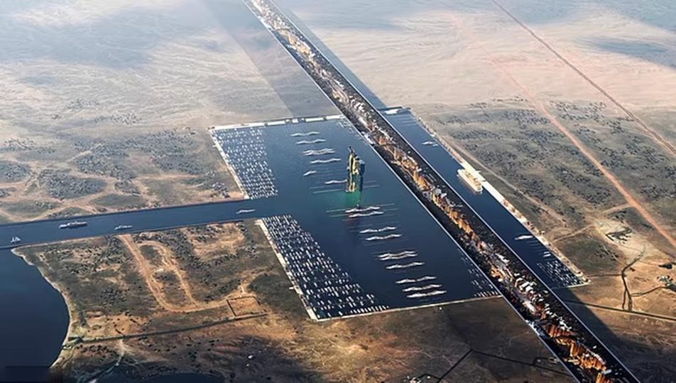 Pembinaan Bangunan Terpanjang Dunia The Line Dilaporkan Bermasalah 1 The Line Neom Hidden MArina