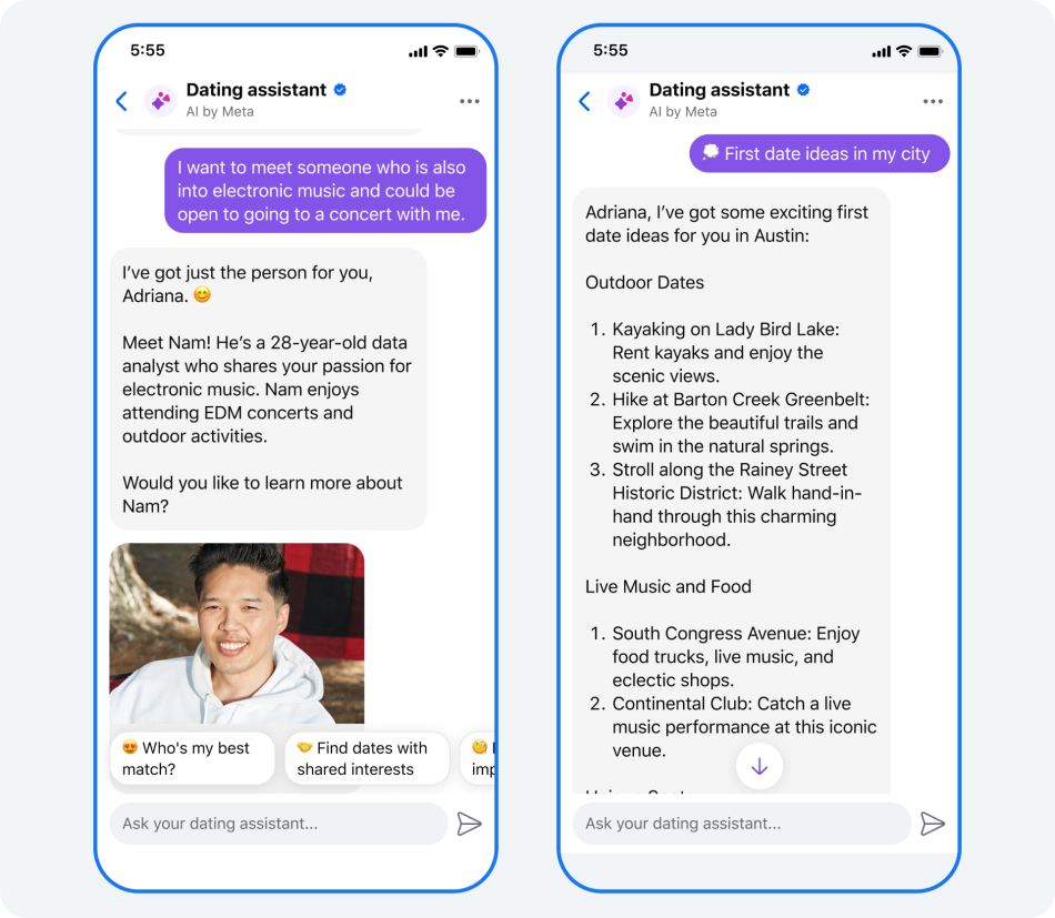 Facebook Dating Menambah Sokongan Padanan Jodoh Dikuasakan AI 1 Facebook Dating AI