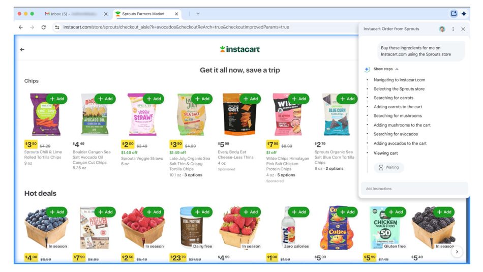 Gemini Kini Diintegrasikan Pada Chrome -Lakukan Rumusan, Saranan dan Penukaran Kata Laluan 2 Gemini in Chrome Agen AI