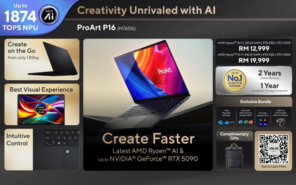 ASUS Malaysia Perkenal ProArt P16 Baharu 1