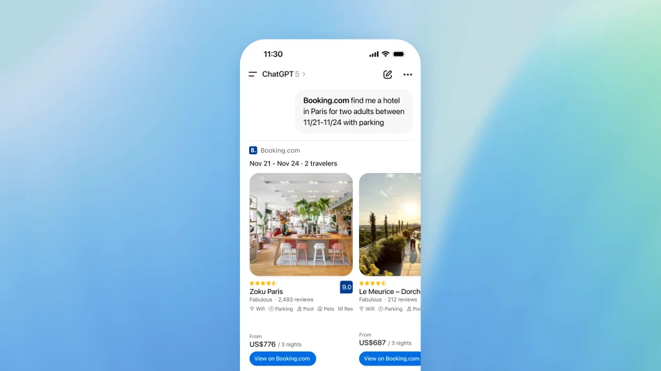 OpenAI Memperkenalkan Integrasi Aplikasi Dalam ChatGPT – Memudahkan Anda Melakukan Pelbagai Perkara Terus Pada ChatGPT 1 Booking ChatGPT