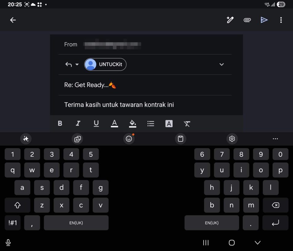 Samsung Galaxy Z Fold7 – Pemangkin Produktiviti Di Hujung Jari 4 Samsung Galaxy Fold7 keyboard