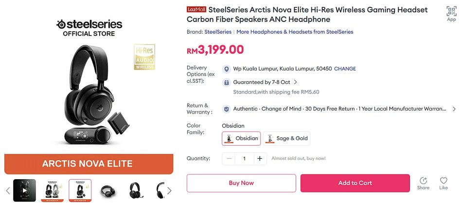 SteelSeries Arctis Nova Elite Disenaraikan Di Malaysia Pada Harga RM3199 1 SteelSeries Arctis Nova Elite MY1