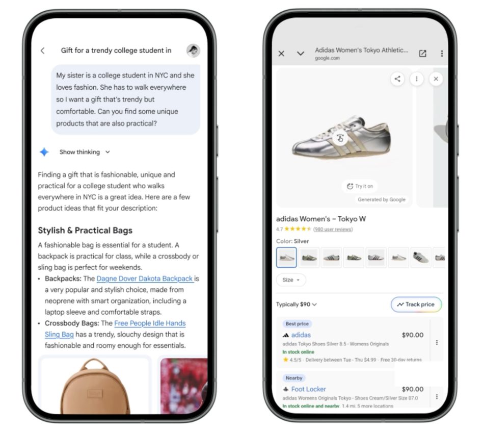 Google Lancarkan Ciri Membeli Belah Dengan Bantuan AI Menerusi Search dan Gemini 1 Google Ai Mode Shopping AI MOde