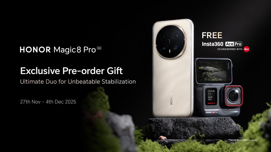 Honor Magic8 Pro Bakal Dilancarkan Di Malaysia Pada 27 November 2025 2 HONOR Magic8 Pro Exclusive Pre order Free Gift KV 1
