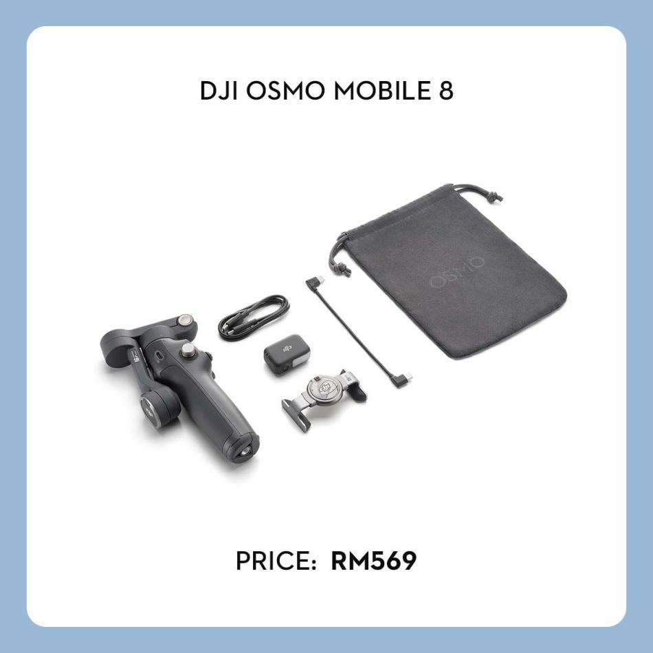 DJI Osmo Mobile 8 Kini Di Malaysia Dengan Harga RM569 3 Osmo Mobile 8 1