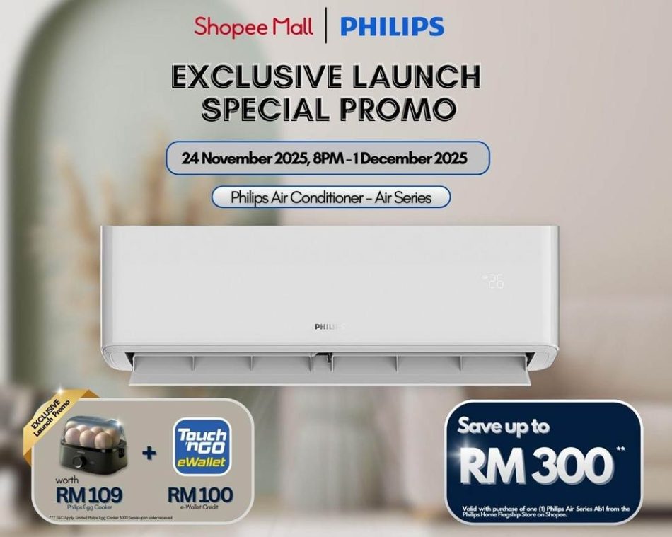 Pendingin Hawa Philips Air Series Ab1 Kini di Malaysia – Harga Bermula RM1499 4 Pendingin Hawa Philips Air Series Ab1 5