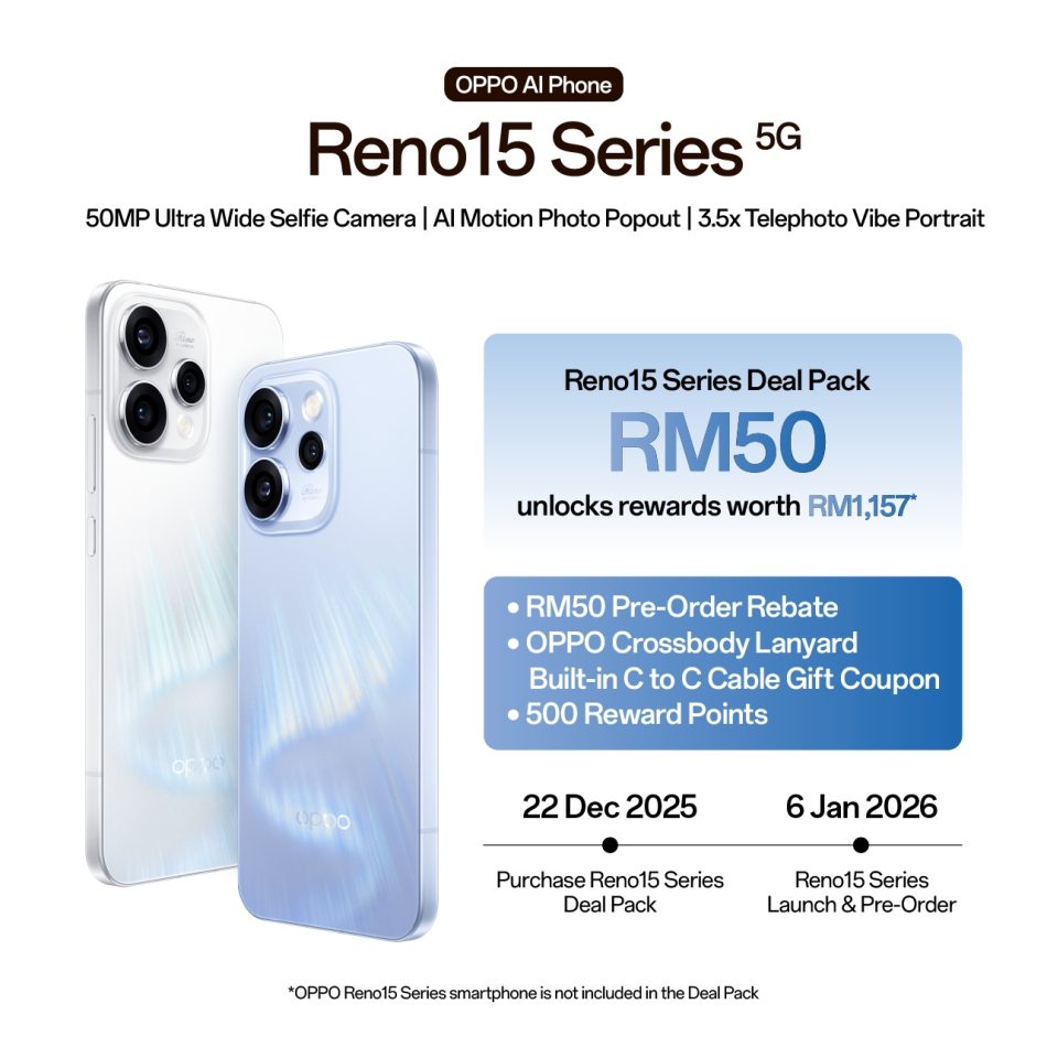 Kehadiran Oppo Reno15 Untuk Pasaran Malaysia Diacah Secara Rasmi – Tempahan Awal Dibuka 1 Pratempahan Awal Dibuka 009