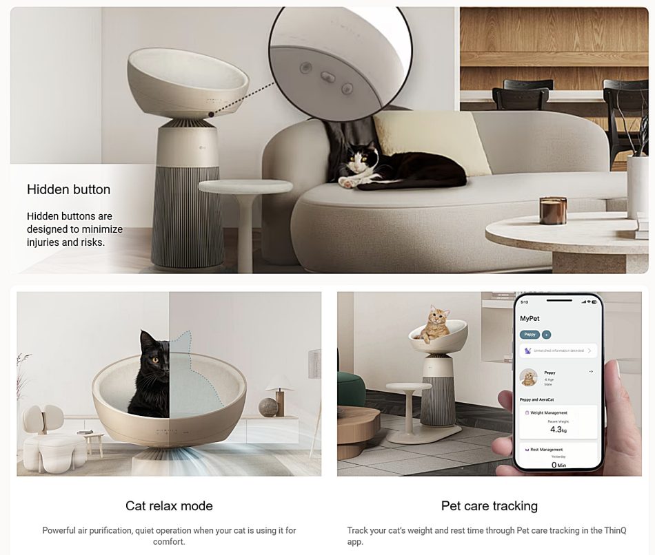 LG PuriCare AeroCatTower Air Purifier 01