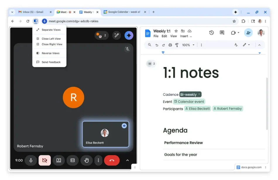 Chrome Split View