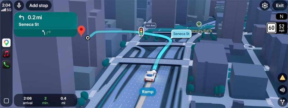 Google Maps Immersive Navigation