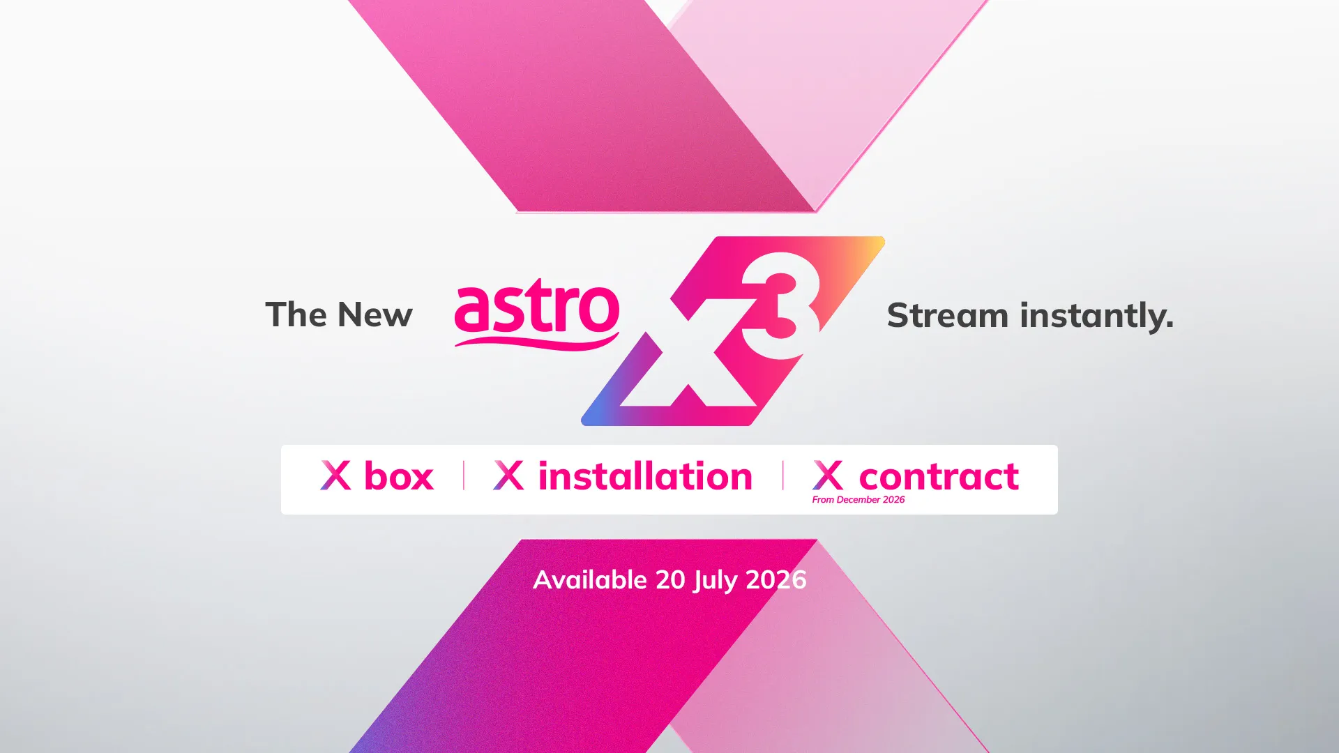Astro X3 Diperkenalkan – Langganan Penstriman Tanpa Dekoder Bermula RM39.99 Sebulan