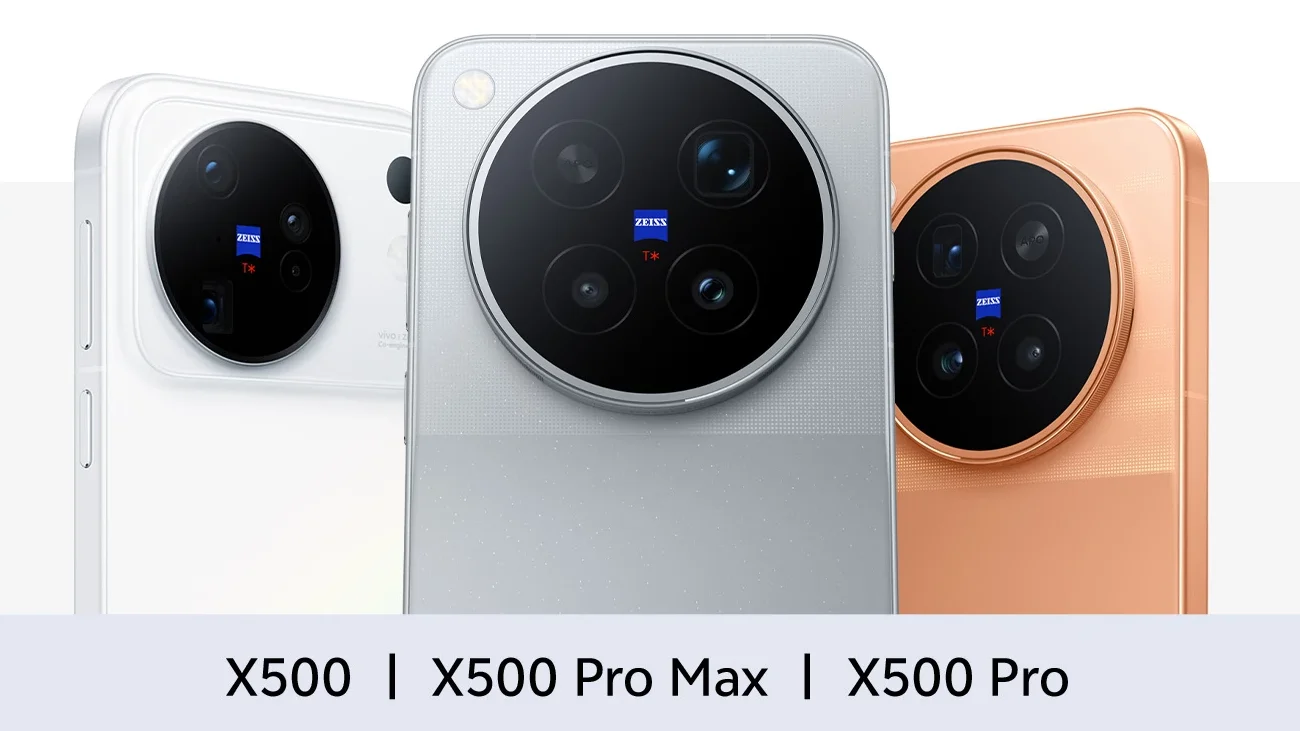 Rekaan Vivo X500, X500 Pro Dan X500 Pro Max Diperlihatkan Melalui Laman Web Rasmi