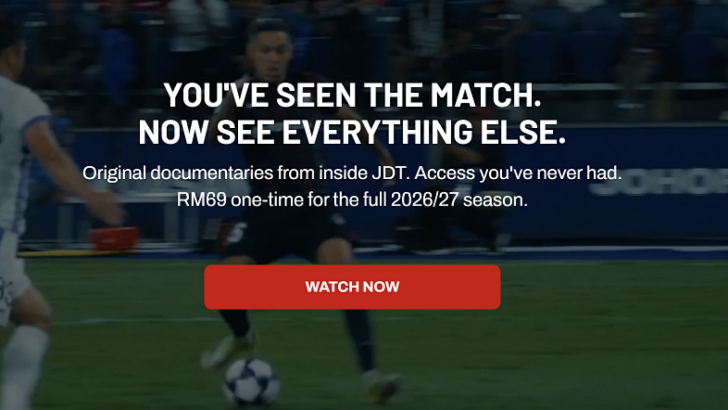 JDT+ Kini Boleh Dilanggan Pada Harga RM69 Semusim